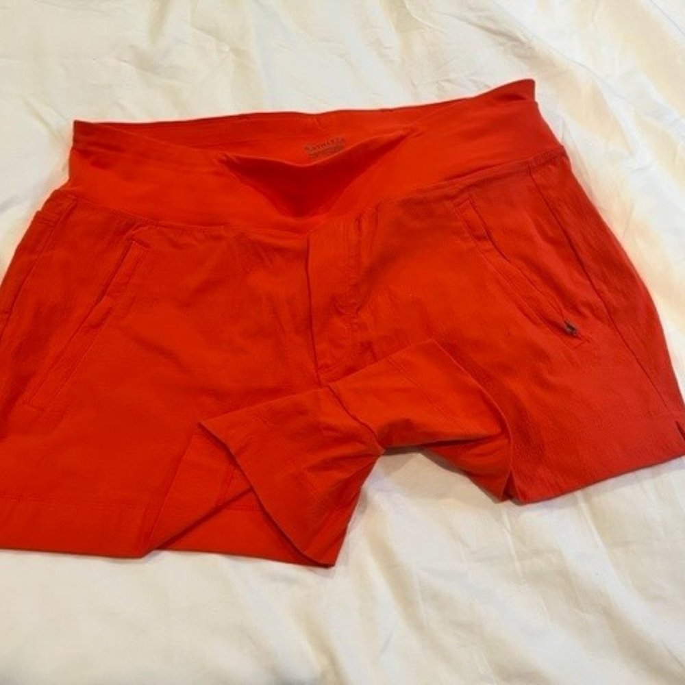 Trekkie North Shorts - Athleta - Flame Orange (Rare!)